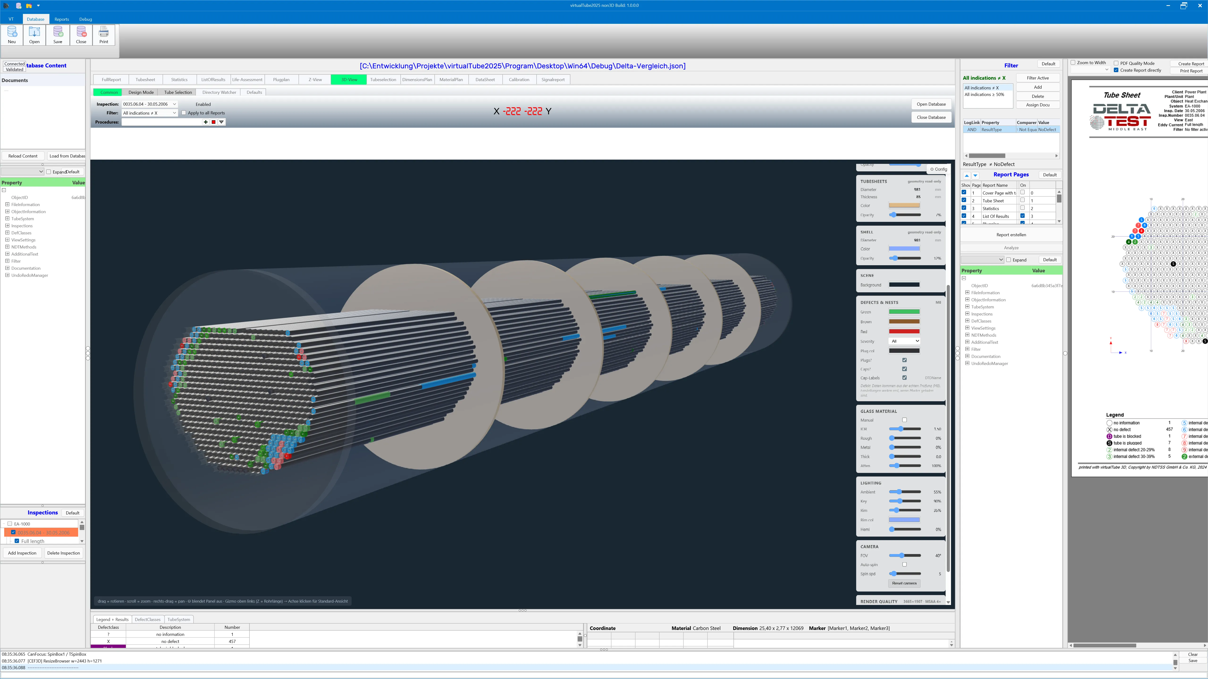 virtualOne rotatable bundle with corrosion zones